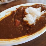 Hanzou - テイクアウト 唐揚げカレーのカレーライス
                        持ち歩きに失敗したー！カレーたっぷりな証拠(笑)