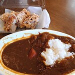 はん蔵 - テイクアウト〜唐揚げカレー 500円