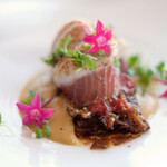 アジュール フォーティーファイブ - ランチコース 8200円 の鰤のタルト仕立て