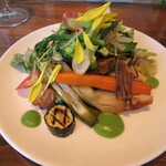 Tomoshin - 前菜の「季節野菜の盛り合わせ」