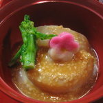 Fuchinobou - ふろふき大根　ごま味噌味　菜の花・生麩