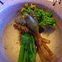 飴源 - 土筆と菜の花