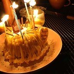 リリエンベルグ - モンブランのバースディケーキ