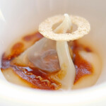 アジュール フォーティーファイブ - ランチコース 8200円 の鹿肉のラビオリ