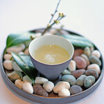 アジュール フォーティーファイブ - ランチコース 8200円 の蕪のコンソメスープ