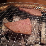 べこや - ミスジこれでも焼きすぎ