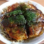 博多鉄板焼き 広島お好み焼き もんちゃん - 結構ボリュームあり