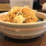 麺屋 おざわ - 生姜付みそらーめん（辛ねぎ）＠1,050円