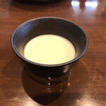 麺屋 おざわ - サービスの杏仁豆腐