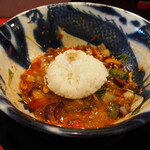 スパイス担担麺専門店 香辛薬麺 - ①担担 ＋ ダイブめし
