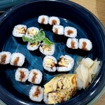 寿司　もちづき - かんぴょう巻きと卵巻き