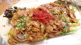 O Kura Tei - 阿蘇美豚の豚キムチ炒め(テイクアウト)