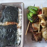 炭火焼鳥 萃 - 焼き鳥弁当 (税込み 500円)