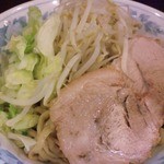 らーめん 陸 - ツケ麺。大盛ならアツ盛り推奨。