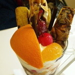 Cafe moka - フルーツチョコレートパフェ