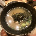 鳥しき - 2020.2.  鶏スープ茶漬け