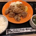 MEAT&WINE WINEHALL GLAMOUR - から揚げ定食