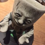 焼鳥 クロウタドリ - その他写真:ここで例によってともしび博士のぐい呑さん登場(笑)