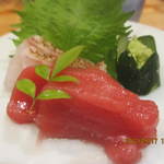 和座檜 - 生物は本鮪と天然鯛