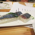 和座檜 - 食事は　鯖棒すし