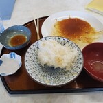  しらかば - 頑張って食べましたがご飯が半分くらい残ってしまいましたァ〰️❗(ФωФ)
