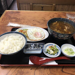 一力屋 - カレー南蛮そば800円セット200円