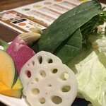 火鍋 小肥羊 - 野菜盛合せ 1,000yen