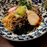 酒菜居酒屋 角いち - 山形冷し肉そば650円