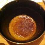 レストラン ラ フィネス - アワビの肝のクリームブリュレ