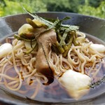 しげの屋 - 冷やし山菜ちからもちそば