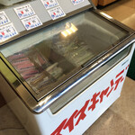佐川末廣堂 - 店内アイスキャンデーの冷凍庫