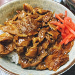 麺や　椿 - カルビ丼