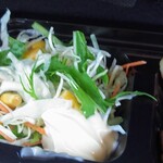 松阪牛たんど - グリーンサラダ◎。