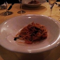 リストランテ ラ チャウ - パスタ　少し動かしてしまった