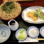 長寿庵 小倉台店 - 野菜天ざる蕎麦！