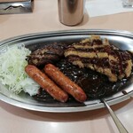 ターバンカレー 本店 - カレー　ハンバーグとウインナートッピング