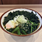 そばの神田 東一屋 - アサソバビンボー！　
      朝そば＋わかめ！　