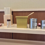 そばの神田 東一屋 - コンディメンツ。