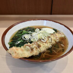 そばの神田 東一屋 - アサソバビンボー！　
      朝そば＋ちくわ天！　