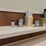 そばの神田 東一屋 - コンディメンツ。