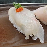 一鮨 - 天然ふぐ（おまかせにぎり）（春-4）