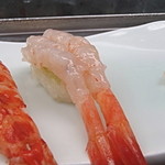 一鮨 - 生甘エビ（おまかせにぎり）（春-15）