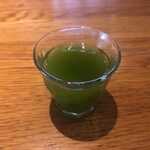 山本のハンバーグ - セットの野菜ジュース