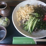 十割そば ゆう賀 - 冷やしたぬき(950円)