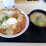 かつや - 特カツ丼、とん汁(小)