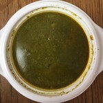 マドラスミールス - ほうれん草と豆カレー（テイクアウト）