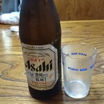 魚処まさご - 久しぶりのビンビール!