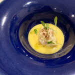 ボトルス - サフラン風味のカリフラワーと鱈