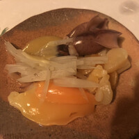 うを徳 - ウド、ホタルイカ、アオヤギ　酢味噌