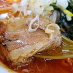 Ramen Shin Shin - 激辛味噌ラーメンの叉焼